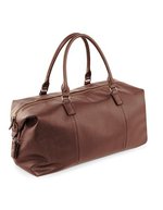 Quadra Weekender aus NuHide® Kunstleder, Black 56 x 28 x 29 cm, QD878 – Tan