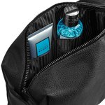 Quadra NuHide® Waschbeutel in Leder-Optik, Black 26 x 13 x 11 cm, QD879 – Bild 4