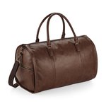 Quadra Vollnarbenleder-Optik Weekender mit Schuhfach, Black 54 x 33 x 29 cm, QD880 – Bild 3