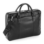Quadra Slimline Borsa per Laptop in ecopelle NuHide®, Black 41 x 30 x 7 cm, QD892 – Bild 3