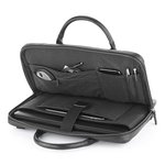 Quadra Slimline Borsa per Laptop in ecopelle NuHide®, Black 41 x 30 x 7 cm, QD892 – Bild 4