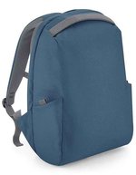 Quadra Recycelter Sicherheitsrucksack mit RFID-Blockierung, Black 30 x 45 x 17 cm, QD924 – Ardesia Blu