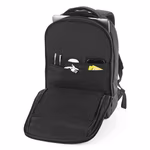 Quadra Convertible Backpack with USB Charging Port, Black 30 x 42 x 14 cm, QD990 – image 6
