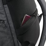 Quadra Roll-Top Rucksack mit USB-Anschluss, Black 31 x 45 x 17 cm, QD995 – Bild 7