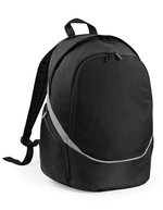Quadra Sport-Rucksack mit Feucht-Fach und Fächern in – Black/Light Grey