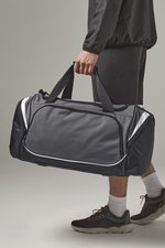 Quadra Geräumige Sporttasche mit Schuhfach, Black/Light Grey 62 x 32 x 30 cm, QS270 – Bild 1