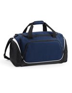 Quadra Geräumige Sporttasche mit Schuhfach, Black/Light Grey 62 x 32 x 30 cm, QS270 – French Navy/Black/White