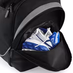Quadra Borsa sportiva Pro Team con scomparto scarpe, French Navy/Black 48 x 30 x 27 cm, QS277 – immagine 8