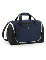 Quadra Pro Team Sporttasche mit Schuhfach, Black/Light Grey 48 x 30 x 27 cm, QS277 – French Navy/Black/White