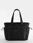 Quadra Recycelte Oversized Reisetasche mit Laptoptasche – Black