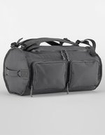 Quadra Nachhaltige Hybrid Tasche mit Reißverschluss – Graphite Grey
