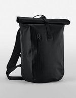 Quadra Wasserfeste Roll-Top Tasche aus Recyclingmaterial – Black
