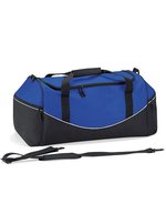 Quadra Sport Holdall 55L mit Schultergurt, Black/Graphite Grey 62 x 30 x 30 cm, QS70 – Bright Royal/Black/White
