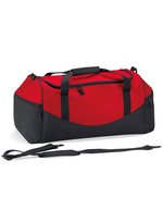 Quadra Sport Holdall 55L mit Schultergurt, Black/Graphite Grey 62 x 30 x 30 cm, QS70 – Classic Red/Black