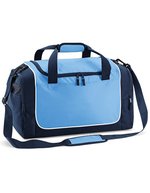 Quadra Sport- und Reisetasche mit Schultergurt, Black/Light Grey 47 x 30 x 27 cm, QS77 – Sky Blue/French Navy/White