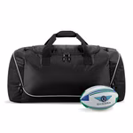 Quadra Spacious Sports Bag with Shoulder Strap, Black/Light Grey 85 x 38 x 35 cm, QS88 – image 3