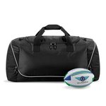 Quadra Geräumige Sporttasche mit Schultergurt, Black/Light Grey 85 x 38 x 35 cm, QS88 – Bild 3