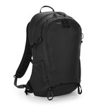 Quadra Ultraleichter 25L Tagesrucksack mit Regenschutz, Black 30 x 50 x 21 cm, QX325 – Bild 3