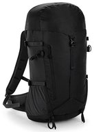 Quadra Ultraleichter 35L Rucksack mit Regenschutz – Black
