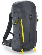 Quadra Ultraleichter 35L Rucksack mit Regenschutz – Graphite Grey