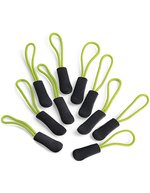 Quadra SLX Puller Pack mit 10 Schiebern, Black 1 x 7 cm, QX505 – Lime Green