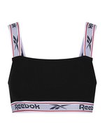 Reebok Crop Top Krystal mit herausnehmbaren Polstern – Black