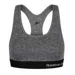 Reebok Sport Top Corto "Simone" con schienale a vogatore, Grey Marl XS, RBK9489 – Bild 3