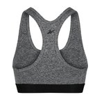 Reebok Sport Top Corto "Simone" con schienale a vogatore, Grey Marl XS, RBK9489 – Bild 4