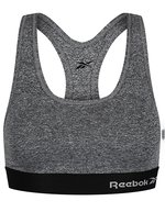 Reebok Sport Crop Top "Simone" mit Racerback – Grey Marl