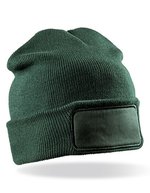 Result Winter Essentials Doppelt gestrickte Mütze mit Patch – Bottle