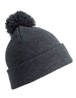 Result Winter Essentials Pom Pom Beanie aus schwerem Polyacryl – Grey