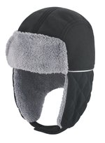 Result Winter Essentials Ocean Trapper Mütze mit Ohrenschützern, Black/Grey L/XL, RC32 – Bild 3