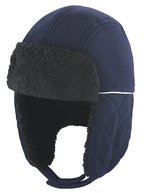 Result Winter Essentials Ocean Trapper Mütze mit Ohrenschützern – Navy/Black