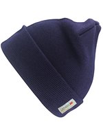 Result Winter Essentials Thinsulate™ Wollige Ski Mütze Schwarz – Navy