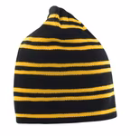 Result Winter Essentials Wendbarer Beanie mit Kontraststreifen, Lime/Grey One Size, RC354 – Bild 3