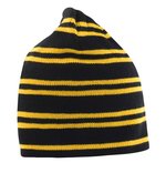 Result Winter Essentials Wendbarer Beanie mit Kontraststreifen, Lime/Grey One Size, RC354 – Bild 3