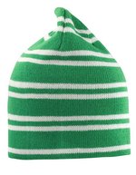 Result Winter Essentials Wendbarer Beanie mit Kontraststreifen – Kelly Green/White/Kelly Green