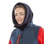 Result Winter Essentials Whistler Snood Hood aus Grobstrick, Black One Size, RC361 – Bild 1