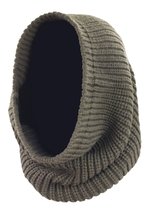 Result Winter Essentials Whistler Snood Hood aus Grobstrick, Black One Size, RC361 – Bild 4