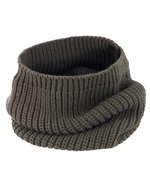 Result Winter Essentials Whistler Snood Hood aus Grobstrick – Olive Green