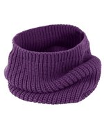 Result Winter Essentials Whistler Snood Hood aus Grobstrick – Purple