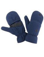 Result Winter Essentials Palmgrip Fleecehandschuhe mit Klettverschluss – Navy