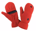 Result Winter Essentials Palmgrip Fleecehandschuhe mit Klettverschluss, Black L/XL, RC363 – Bild 3
