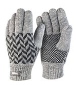 Result Winter Essentials Musterhandschuhe mit Thinsulate™ Futter, Grey/Black L/XL, RC365 – Bild 1