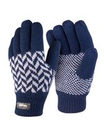 Result Winter Essentials Musterhandschuhe mit Thinsulate™ Futter – Navy/Grey