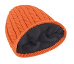 Result Winter Essentials Grob gestrickter Mariner Hut mit Fleece, Burnt Orange One Size, RC370 – Bild 4