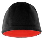 Result Winter Essentials Wendbare Fleece-Sturzmütze mit Kontrastfarbe, Black/Red One Size, RC374 – Bild 3