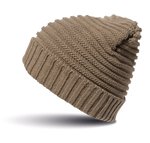 Result Winter Essentials Zopfmuster Mütze mit Fleecefutter, Fennel/Black One Size, RC376 – Bild 3