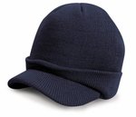 Result Winter Essentials Esco Army Strickmütze mit Schirm, Black One Size, RC60 – Bild 3