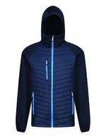 Regatta Professional Hybridjacke mit Stretchmaterial und Taschen, Black/Classic Red S, RG0549 – Marine/Francais Bleu